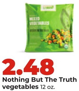 Nothing But The Truth vegetables