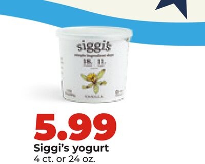 Siggi's yogurt