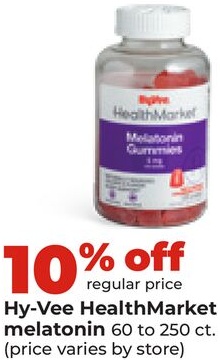 Hy-Vee HealthMarket melatonin
