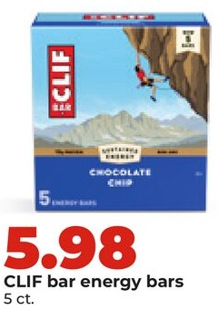 CLIF bar energy bars