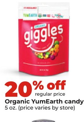 Organic YumEarth candy