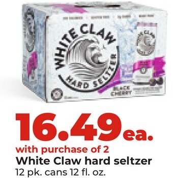 White Claw hard seltzer