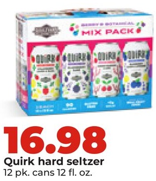 Quirk hard seltzer