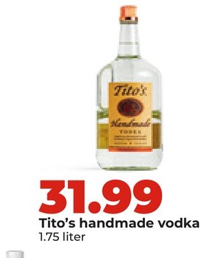 Tito's handmade vodka
