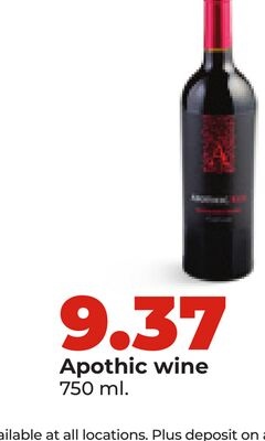 Apothic wine
