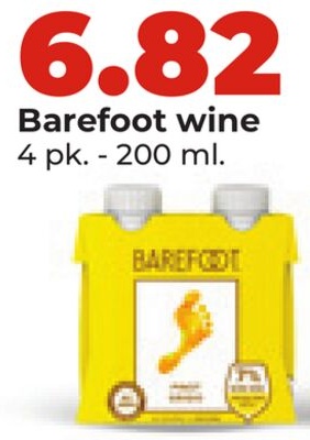 Barefoot wine