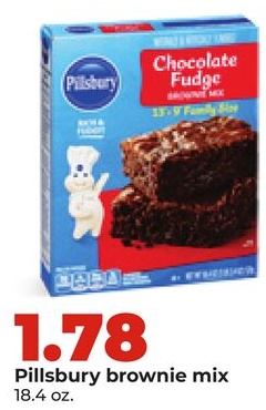 Pillsbury brownie mix