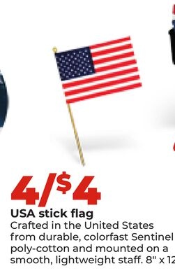 USA stick flag