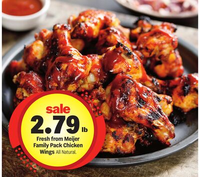 Fresh from Meijer Family Pack Chicken Wings