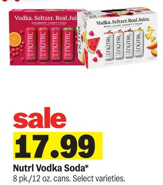 Nutrl Vodka Soda*