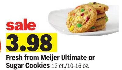 Fresh from Meijer Ultimate or Sugar Cookies