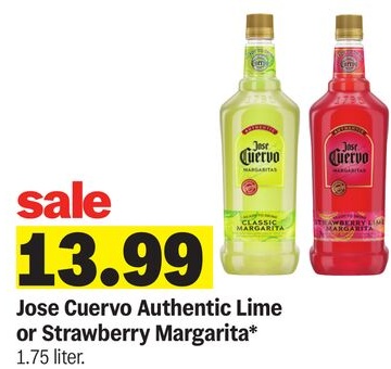 Jose Cuervo Authentic Lime or Strawberry Margarita*