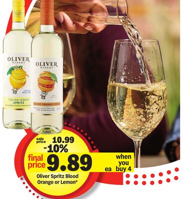 Oliver Spritz Blood Orange or Lemon