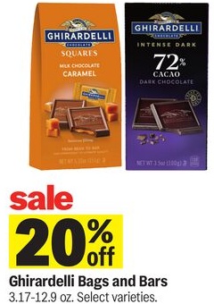 Ghirardelli Bags and Bars