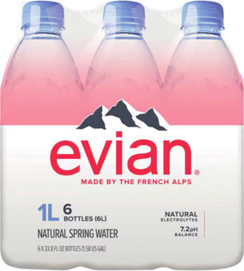 Evian Spring Water*