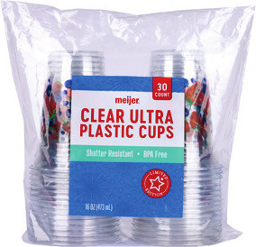 Meijer Summer Paper Plates 20-35 ct. or Plastic Cups 30 ct./16 oz.