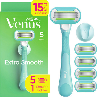 Venus Extra Smooth Razor Handle and Blade Refills*