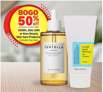 COSRX Skin 1004 or Kara Beauty Skin Care Products