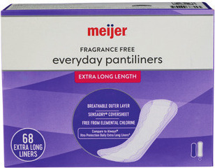 Meijer Tampons, Liners or Pads*