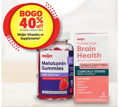 Meijer Vitamins or Supplements*