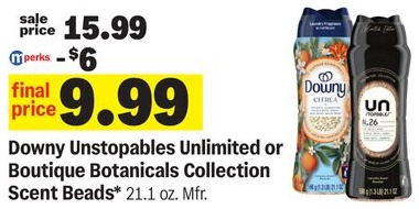 Downy Unstopables Unlimited or Boutique Botanicals Collection Scent Beads*