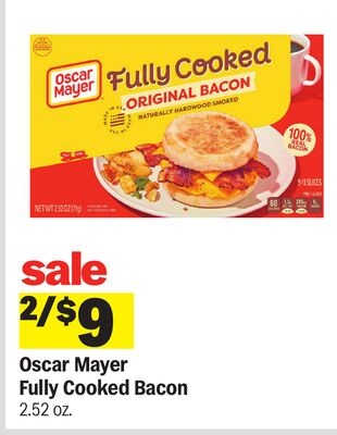Oscar Mayer Fully Cooked Bacon