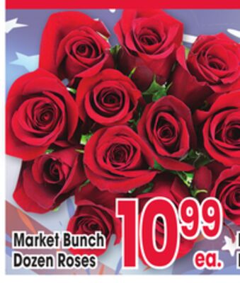 Market Bunch Dozen Roses