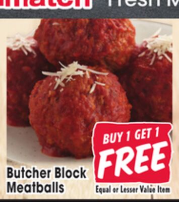 Butcher Block Meatballs