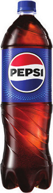 Pepsi or Dr Pepper 1.25 ltr. or Schweppes 1 ltr.