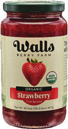 Walls Berry Organic Fruit Spreads