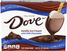 Dove, Snickers or Twix Ice Cream Bars