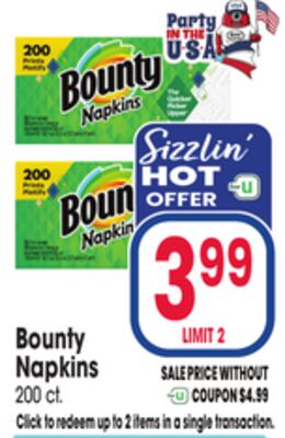 Bounty Napkins