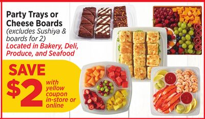 Party Trays or Cheese Boards