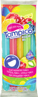 Icee Freezer Pouches 6 oz., Italian Ice, Margaritaville, Starburst, Sunkist, Tampico, Warheads, or Wyler's Freezer Pops