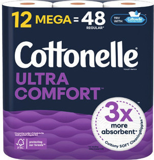 Cottonelle Ultra Clean or Comfort Bath Tissue