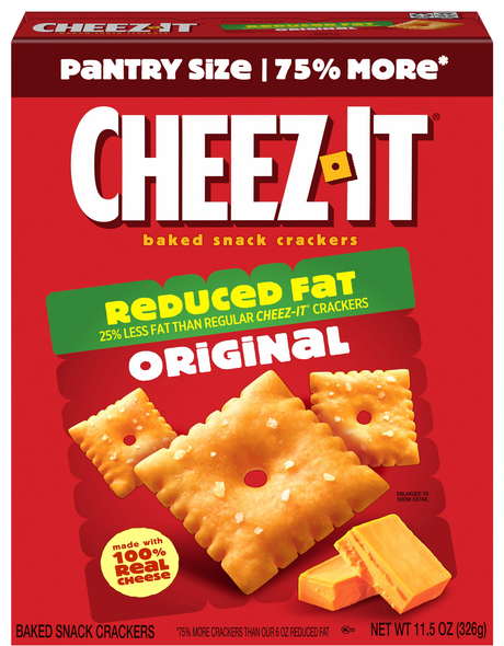 Cheez-It Reduced Fat Original Baked Cheese Crackers