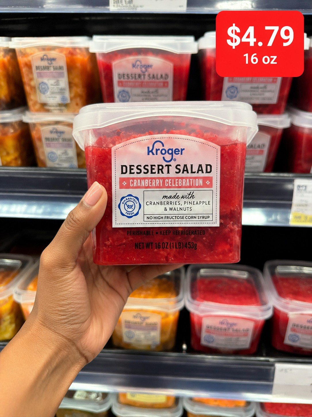 Kroger DESSERT SALAD CRANBERRY CELEBRATION