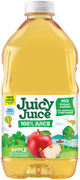 Juicy Juice No Sugar Added 100% Apple Juice