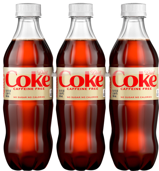 Diet Coke Cola Soda Caffeine Free - 6 pk