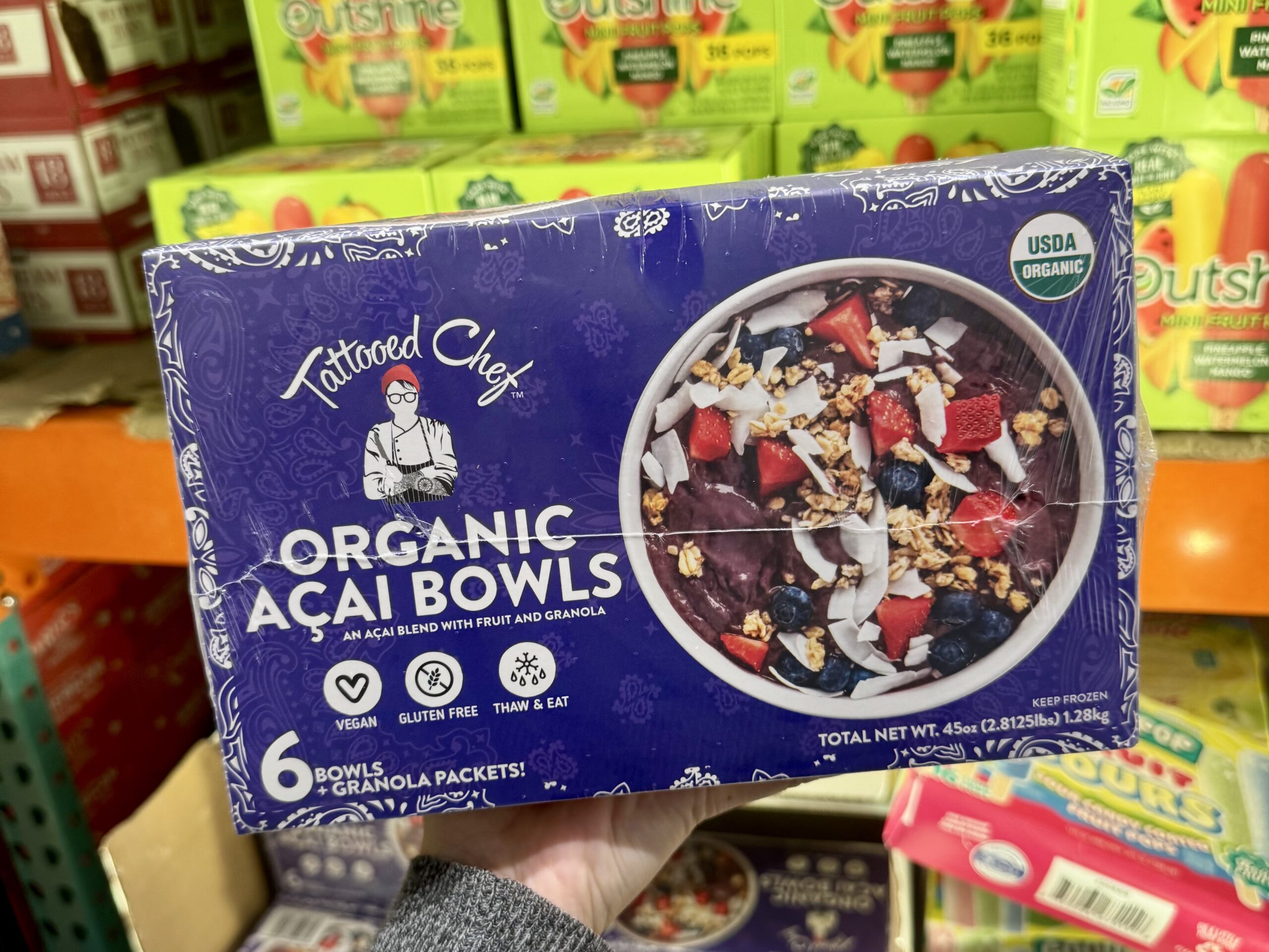 Tattooed Chef Organic Açai Bowls