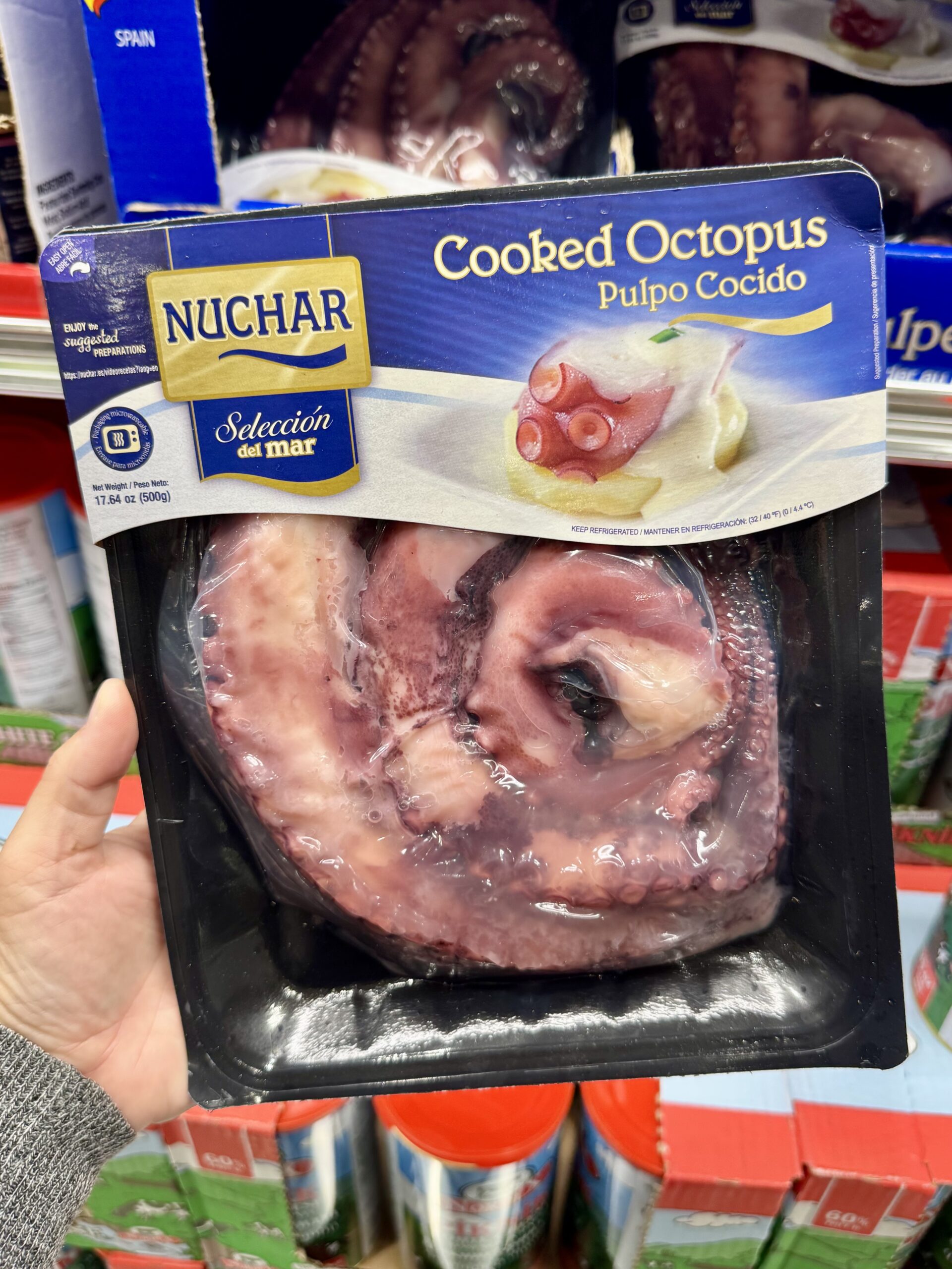 NUCHAR Cooked Octopus