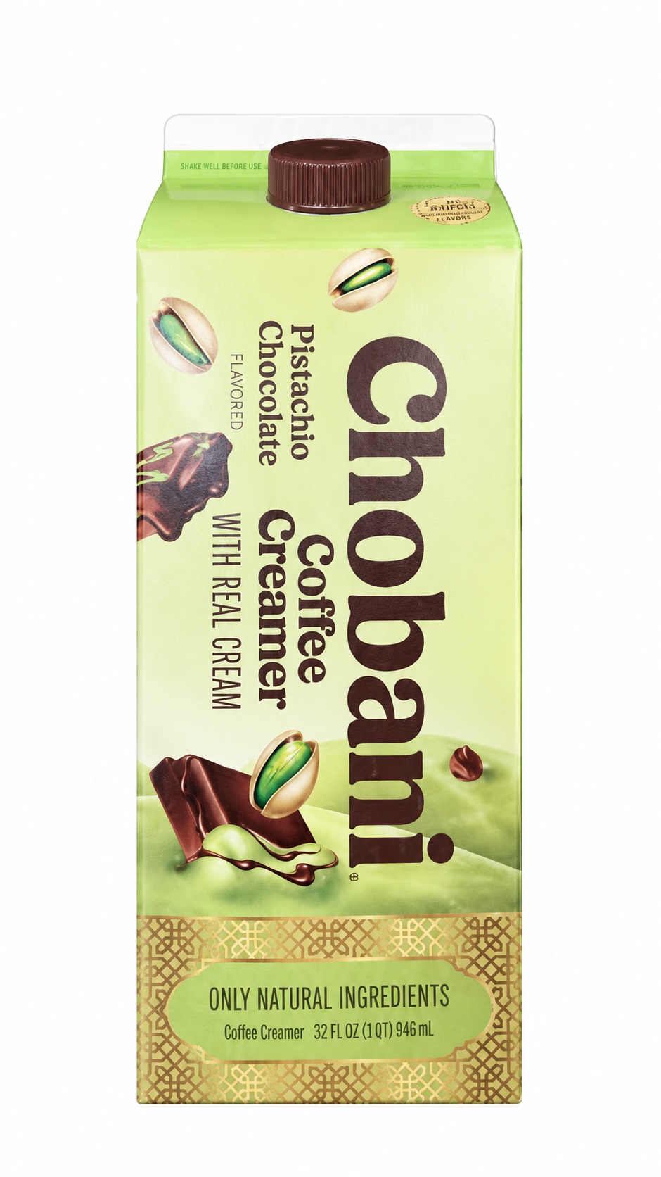 Chobani Pistachio Chocolate Coffee Creamer at Costco