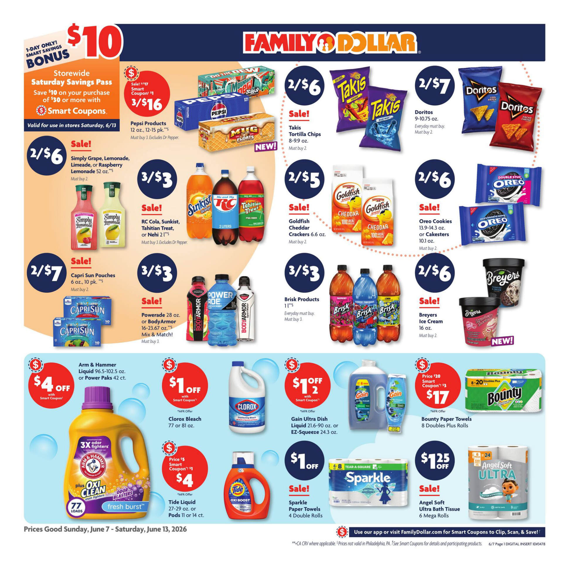 Family Dollar Weekly Ad Page 1