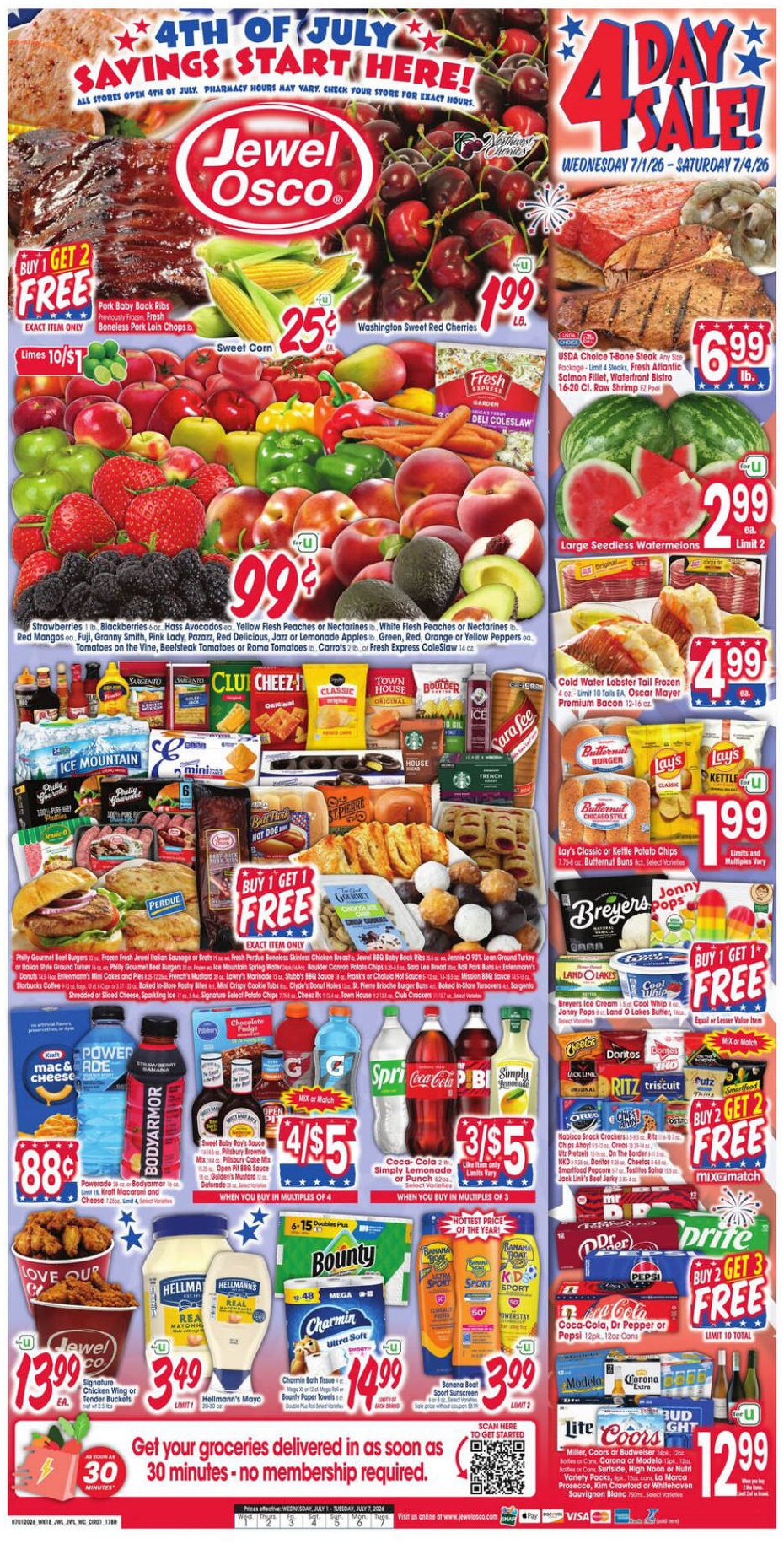 Jewel-Osco Weekly Ad Page 1
