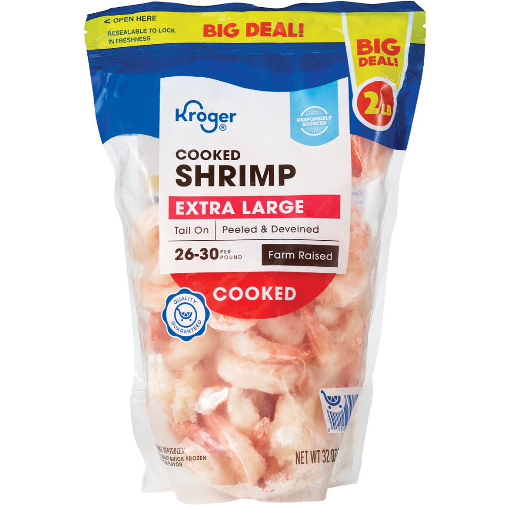 Kroger Extra Large Cooked Shrimp