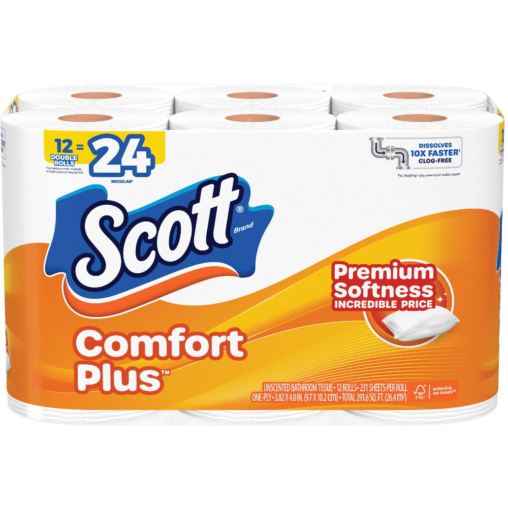 Scott Comfort Plus Bath Tissue