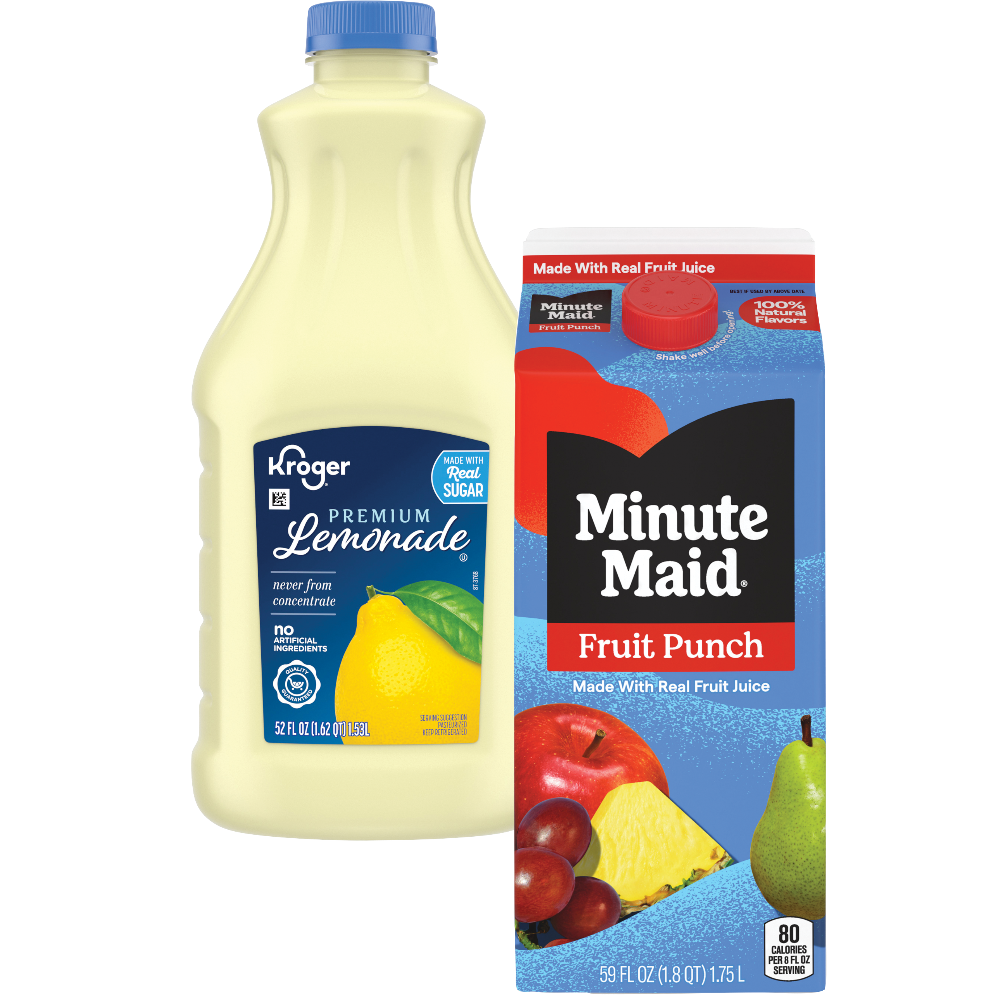 Minute Maid Fruit Drink or Ade