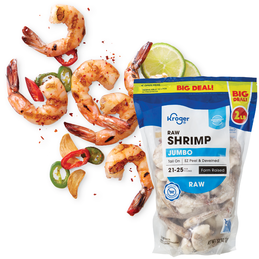 Kroger Jumbo EZ Peel Shrimp