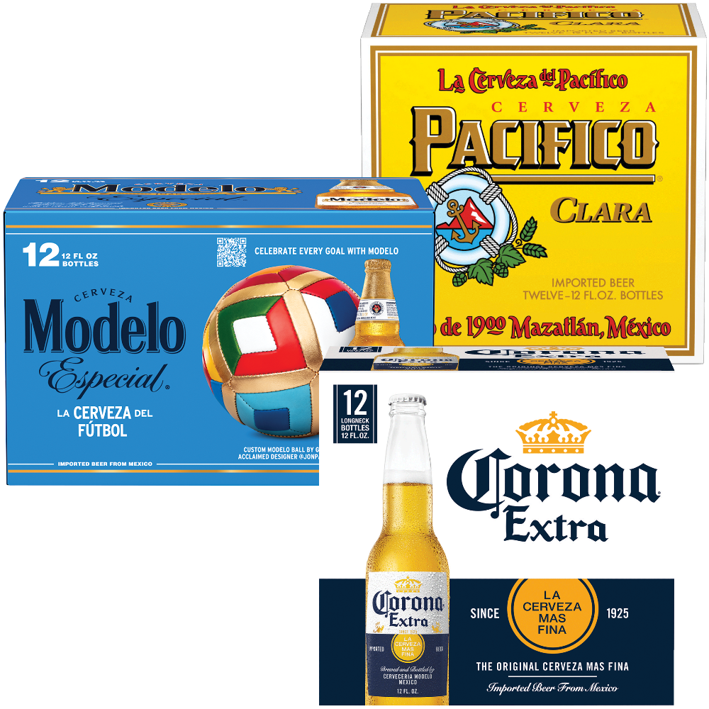 Corona, Modelo or Pacifico