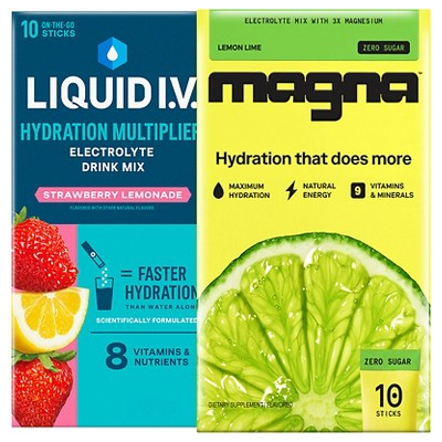Select hydration & electrolyte mixes